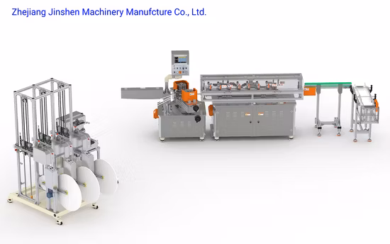 Jinshen 완전 자동 자동 스플라이서 종이 밀짚 만들기 기계